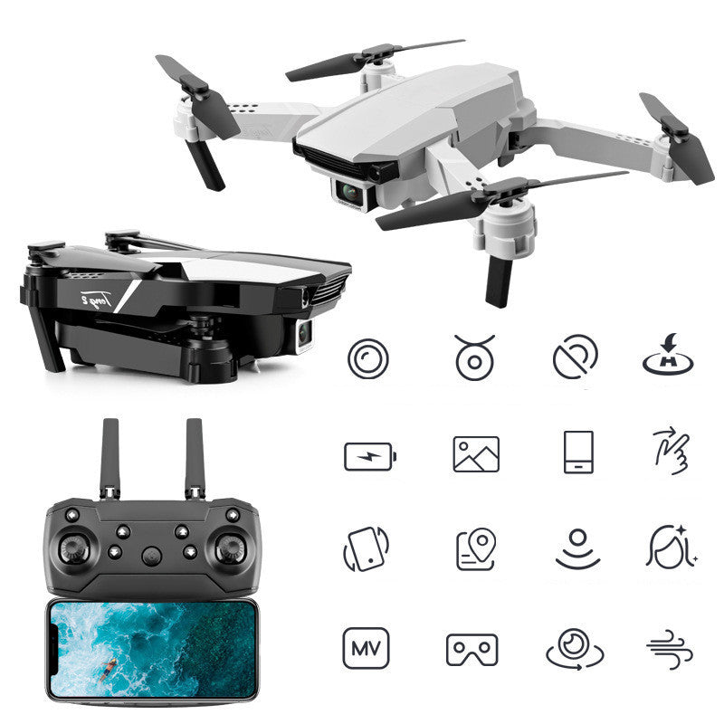 Taitettava kauko-ohjattava drone 4K kaksoiskameralla