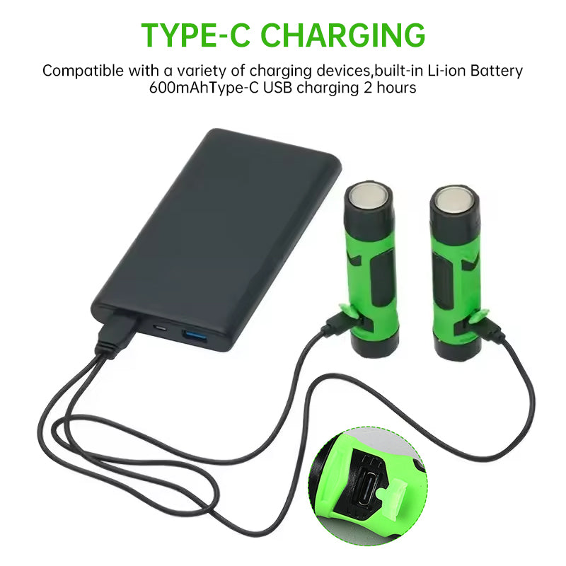 USB-ladattava taittuva LED-kaulavalaisin lukemiseen, säädettävissä jopa 120 astetta.