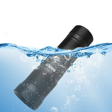 SMACO F2 IPX8 Monolation Strong Light Diving Flashlight Underwater 50m Professional Diving Operation Patrol LED Torch