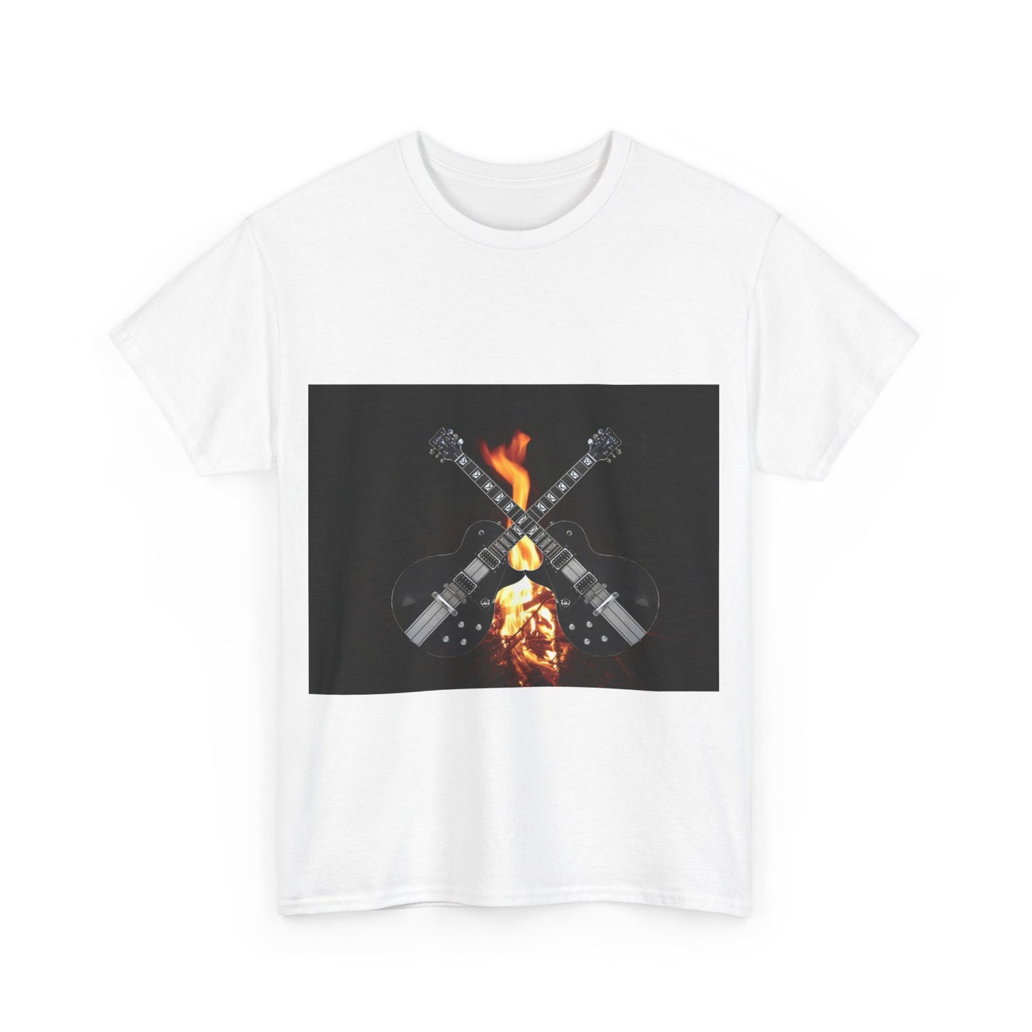 Unisex Heavy Cotton T-paita - kitarat