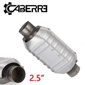 Caberre 2.5" Universal High Flow Katalysaattori – Ruostumaton Teräs