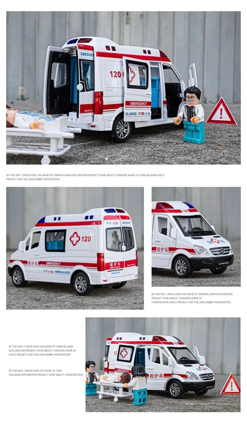 1:32 Sprinter Seosambulanssi - Diecast Metalli Lelukulkuneuvo