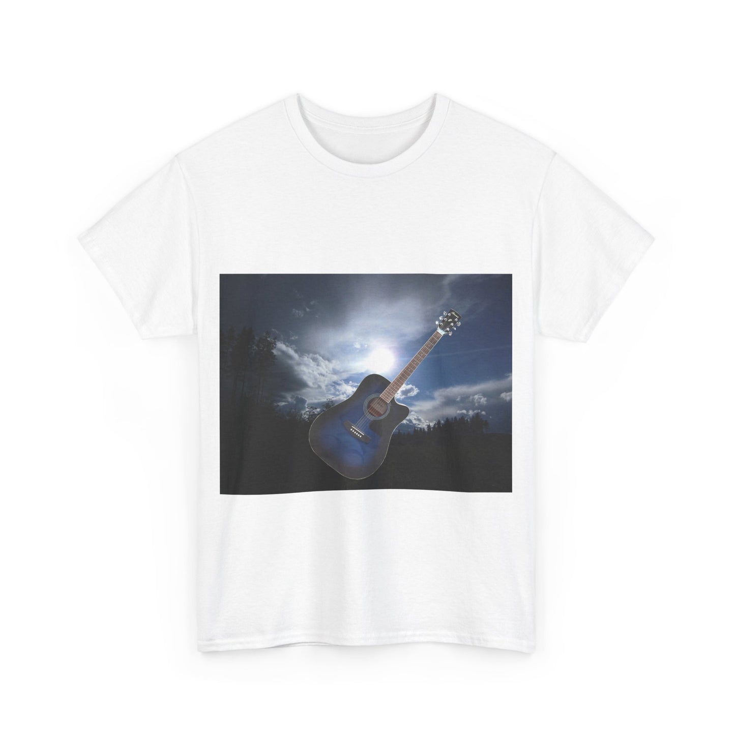 Unisex Heavy Cotton T-paita - taivas
