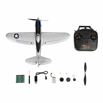 TOP RC HOBBY 402mm Mini P47 RC-lentokone aloittelijoille