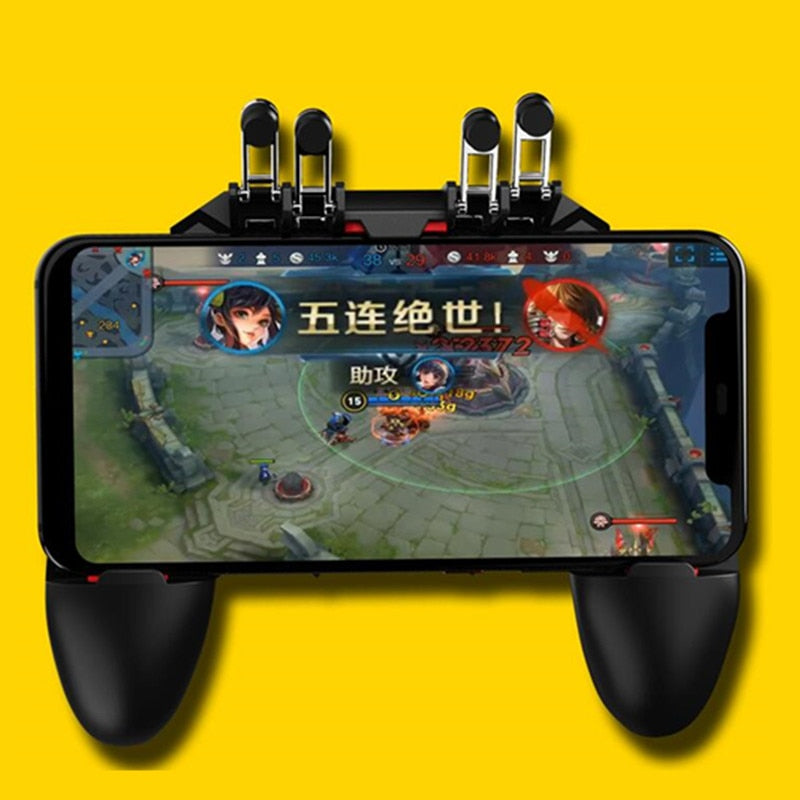 Pubg-peliohjain AK66 matkapuhelimelle – ammunnan liipaisin, tulituspainike, peliohjain, joystick ja metalliliipaisin