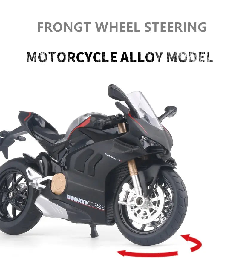 1/12 Ducati Panigale V4S Racing Cross-Country Moottoripyörämalli