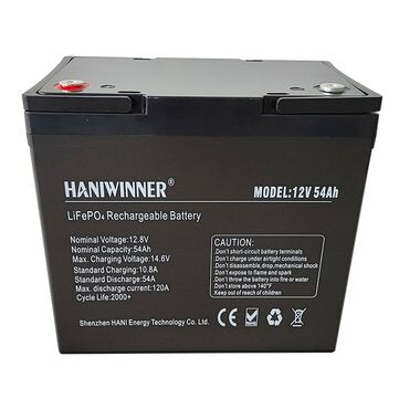 HANIWINNER 12.8V 54Ah LiFePO4 Litiumakkut paketti - Tehokas ja Kestävä Varavirtaratkaisu