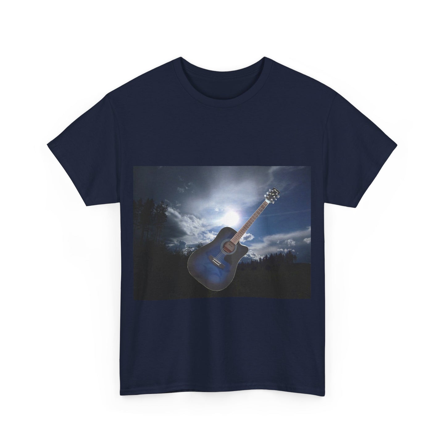 Unisex Heavy Cotton T-paita - taivas