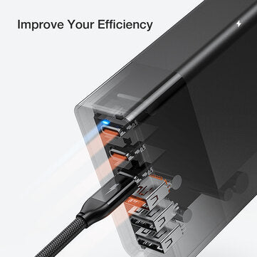 BlitzWolf® BW-S25 75W 6-Port Desktop Charging Station