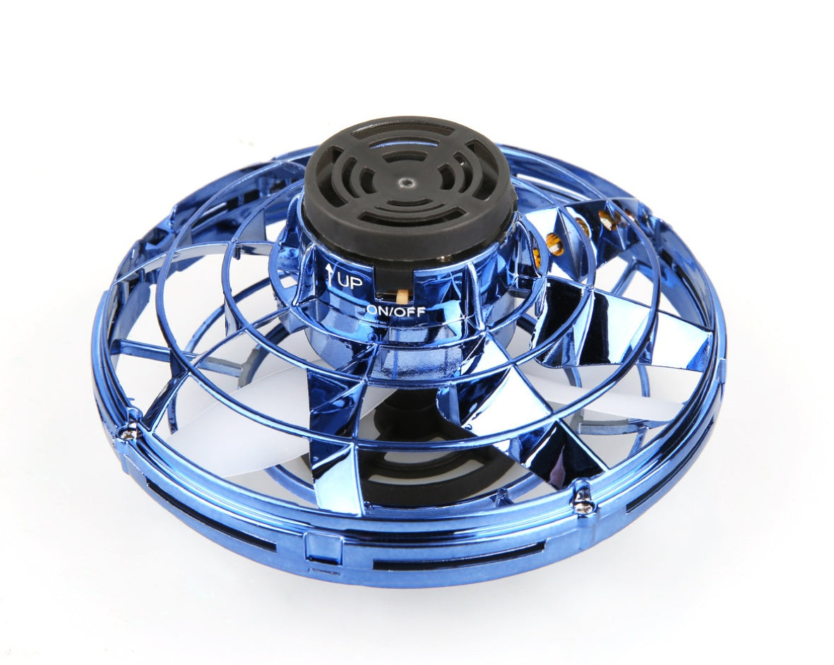 Mini Fingertip Gyro Interaktiivinen Rentoutuslelu Drone LED UFO