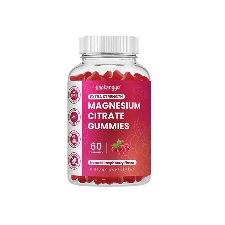 Magnesiumglysinaatti Pehmeä Karkki – 60 Karhunmuotoista Ravintokarkkia
