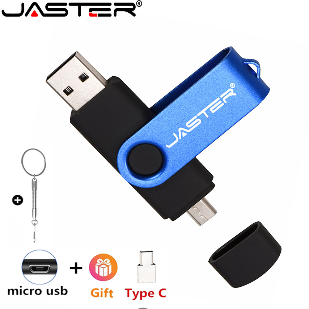 3 Ni 1 Mobile Phone OTG Pen Drive 256GB With TYPE-C Flash Drives 128GB Free Key Chain Memory Stick 64GB Free Custom Logo U Disk
