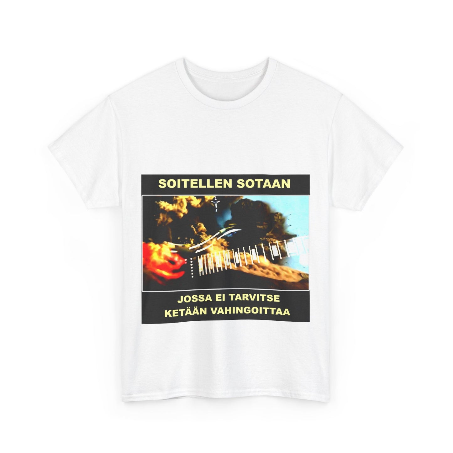 Unisex T-paita - Soitellen sotaan