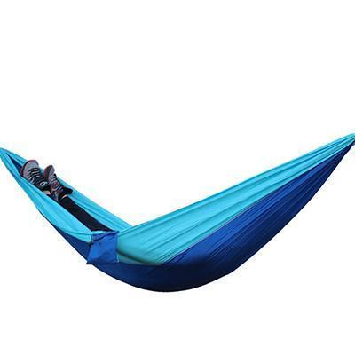 Vaeltajan riippumatto - Kannettava Nylon Parachute Ulkoilma Kaksihenkilöinen Riippumatto