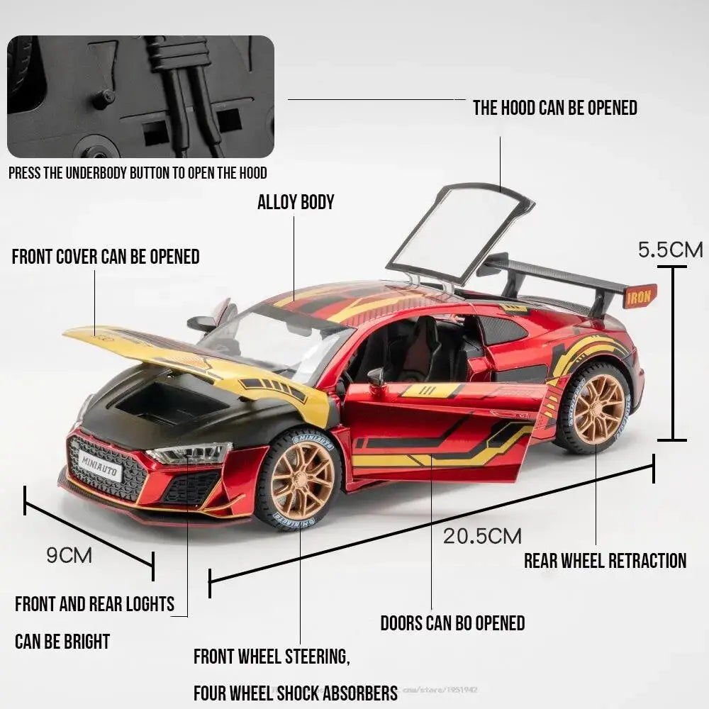 MINI AUTO 1:24 Simulation AUDI R8