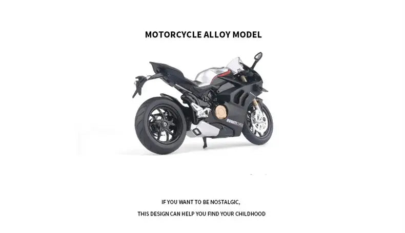 1/12 Ducati Panigale V4S Racing Cross-Country Moottoripyörämalli