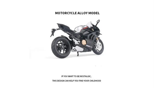 1/12 Ducati Panigale V4S Racing Cross-Country Moottoripyörämalli
