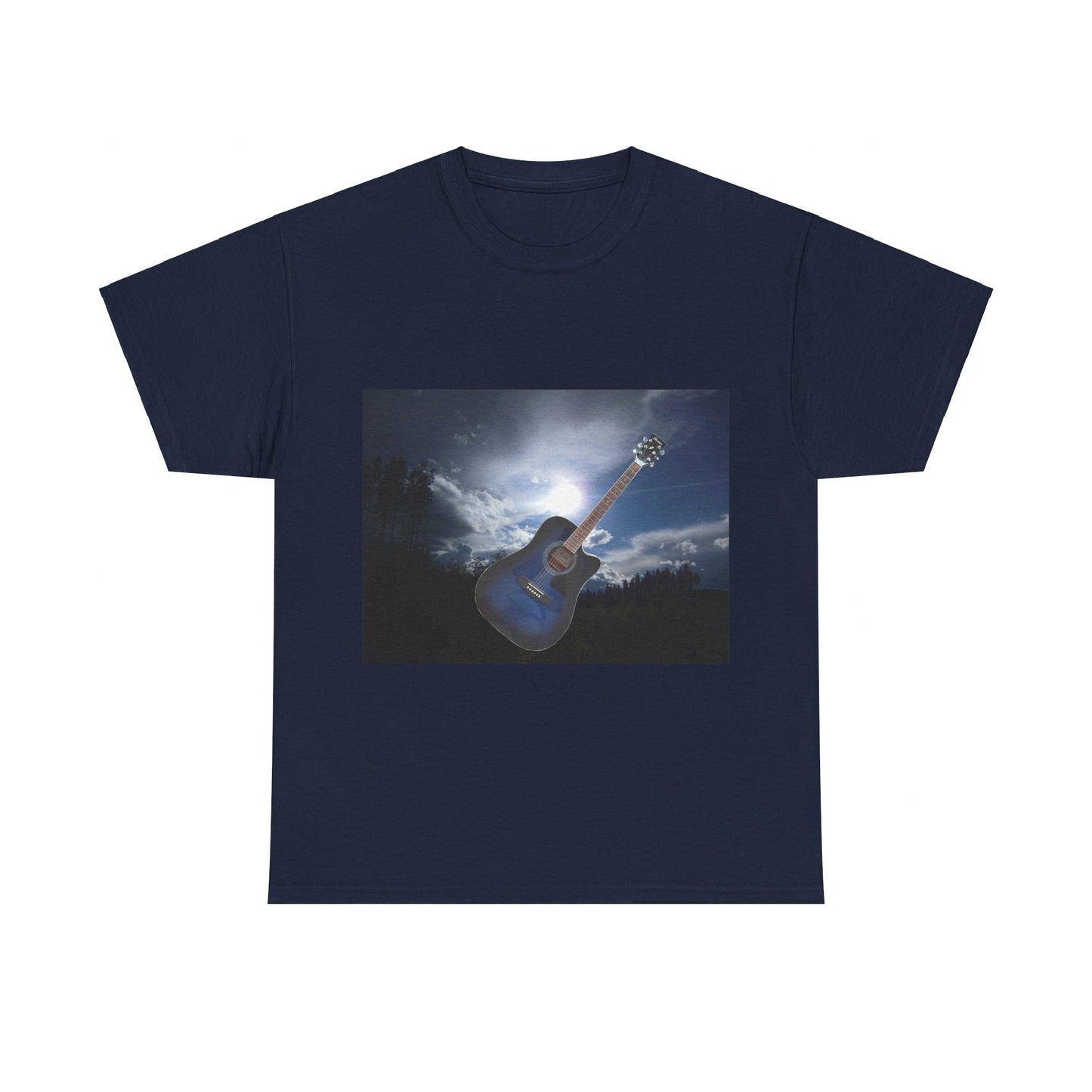 Unisex Heavy Cotton T-paita - taivas