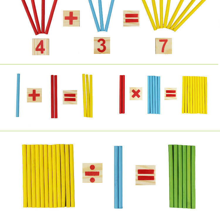 Lasten laskutikut – Montessori-matematiikan opetusväline varhaiskasvatukseen ja vauvojen oppimiseen