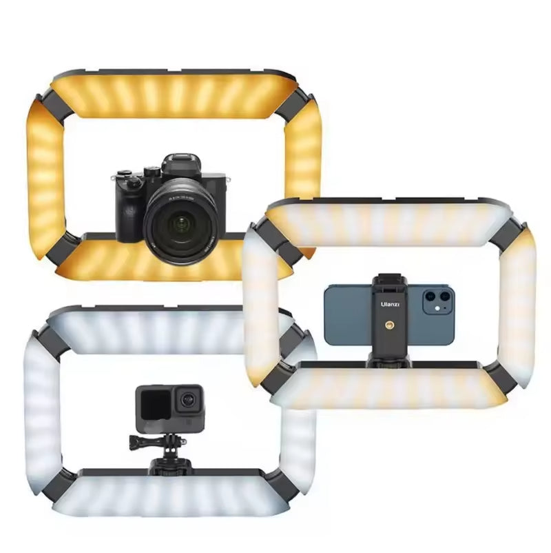 Ulanzi U200 Kamera Ring Light Video Rig – Kädessä pidettävä kameran LED-valo videokuvaukseen