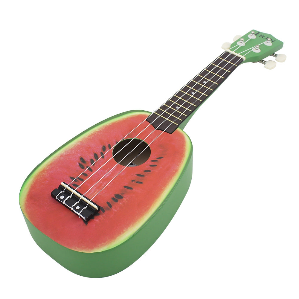 IRIN 21 tuuman 4-kielinen Havaiji-ukulele – Vesimelonikuvio – Basswood-materiaali