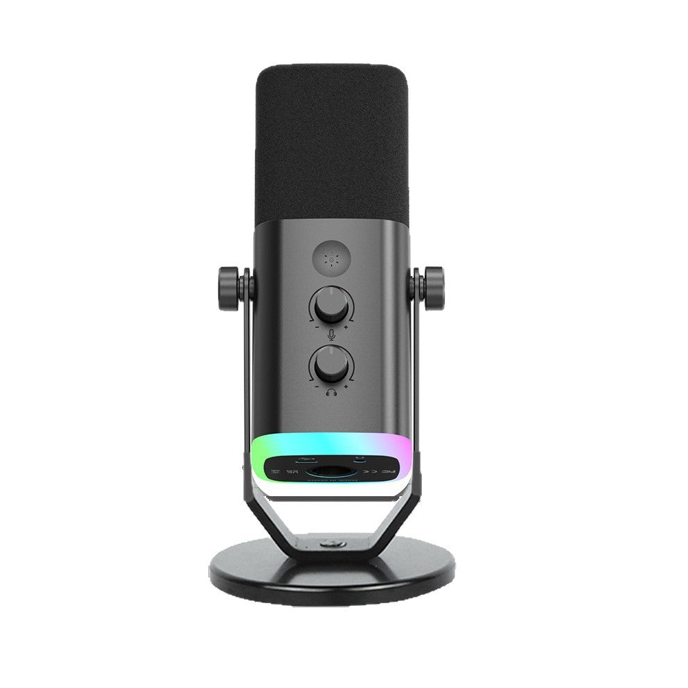 Kondensaattorimikrofoni tietokoneelle – Live-lähetys, karaokenauhoitus, äänentallennus, kondensaattorimikrofoni mobiililaitteille, universaali karaoke, laulaminen ja pelaaminen