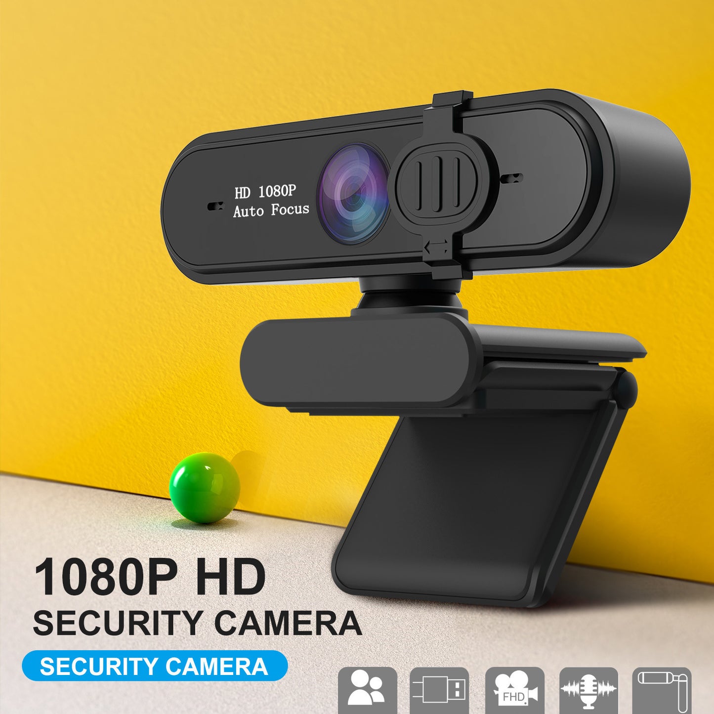 Tietokonekamera 5 megapikselin automaattitarkennuksella ja tuella 720P/1080P-videolle
