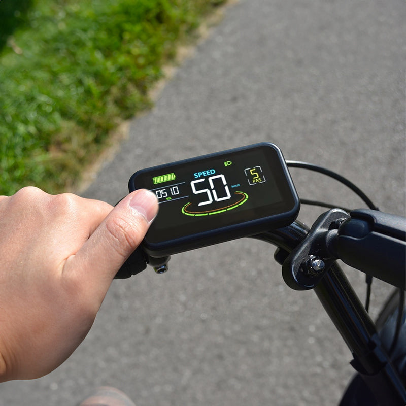 Vedenpitävä värillinen LCD-mittari H6C sähköpyöriin