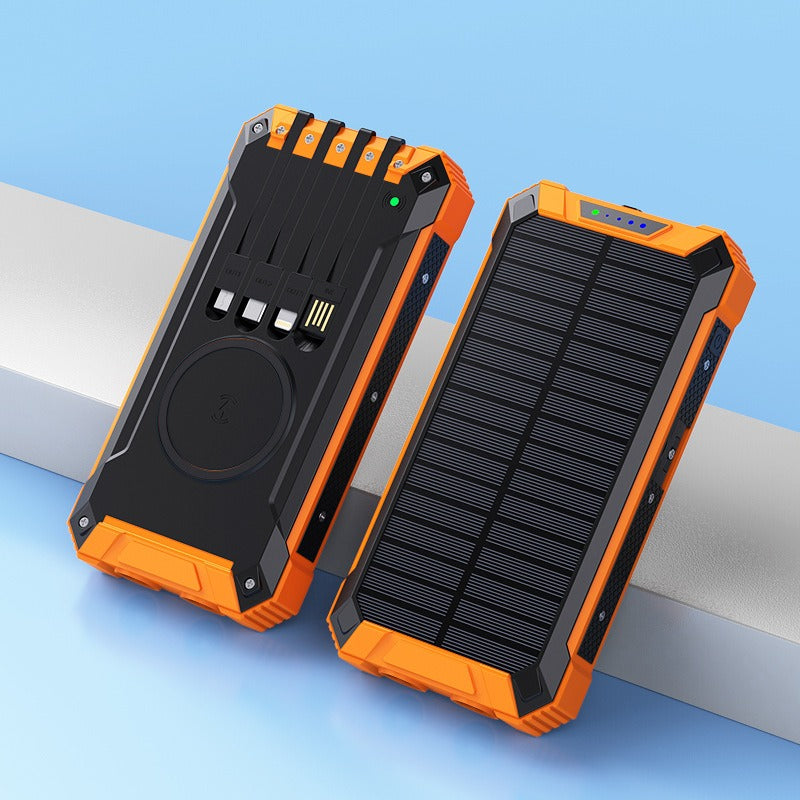 Langaton lataus aurinkoenergiapankki 20000 mAh