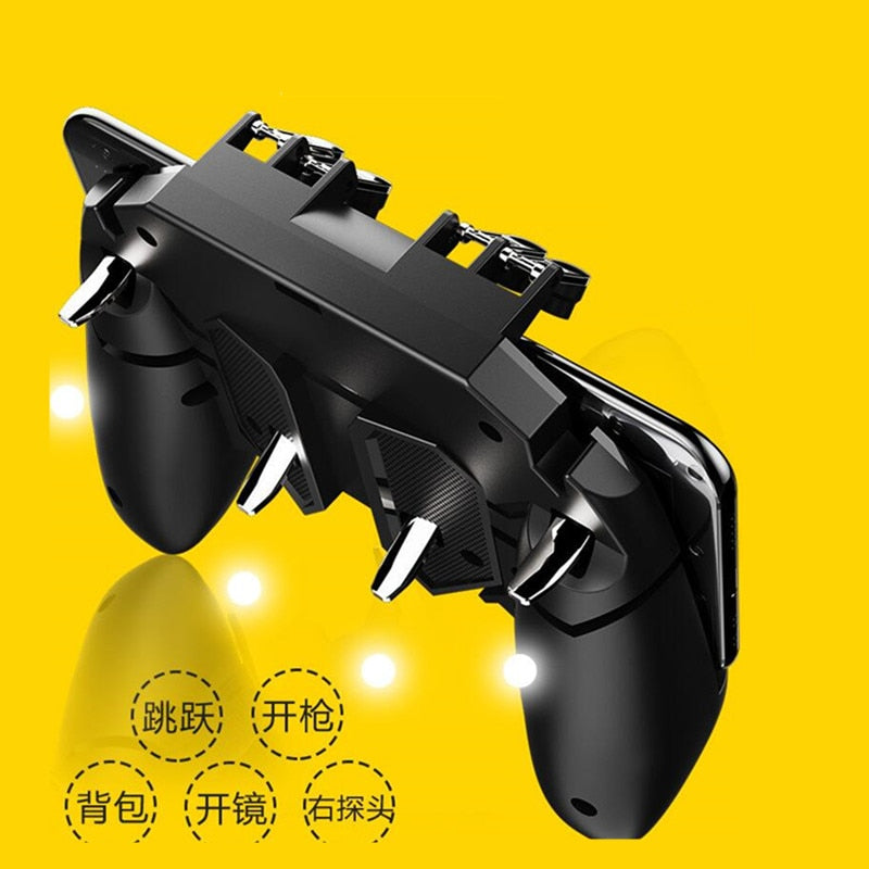 Pubg-peliohjain AK66 matkapuhelimelle – ammunnan liipaisin, tulituspainike, peliohjain, joystick ja metalliliipaisin