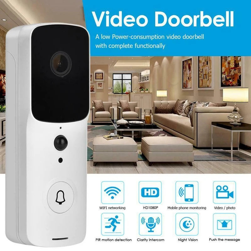 Älykäs WiFi-videokamerallinen ovikello