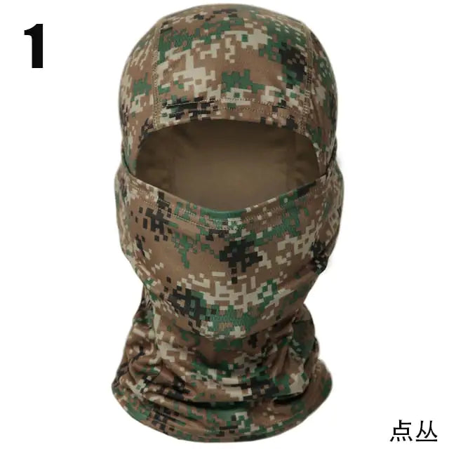 Tactical Camouflage Balaclava kokokasvonaamio