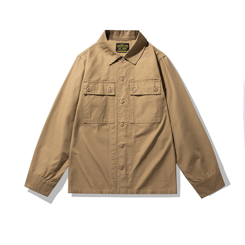 Tiikerikuvioitu maastotyövaateshirt, pitkähihainen