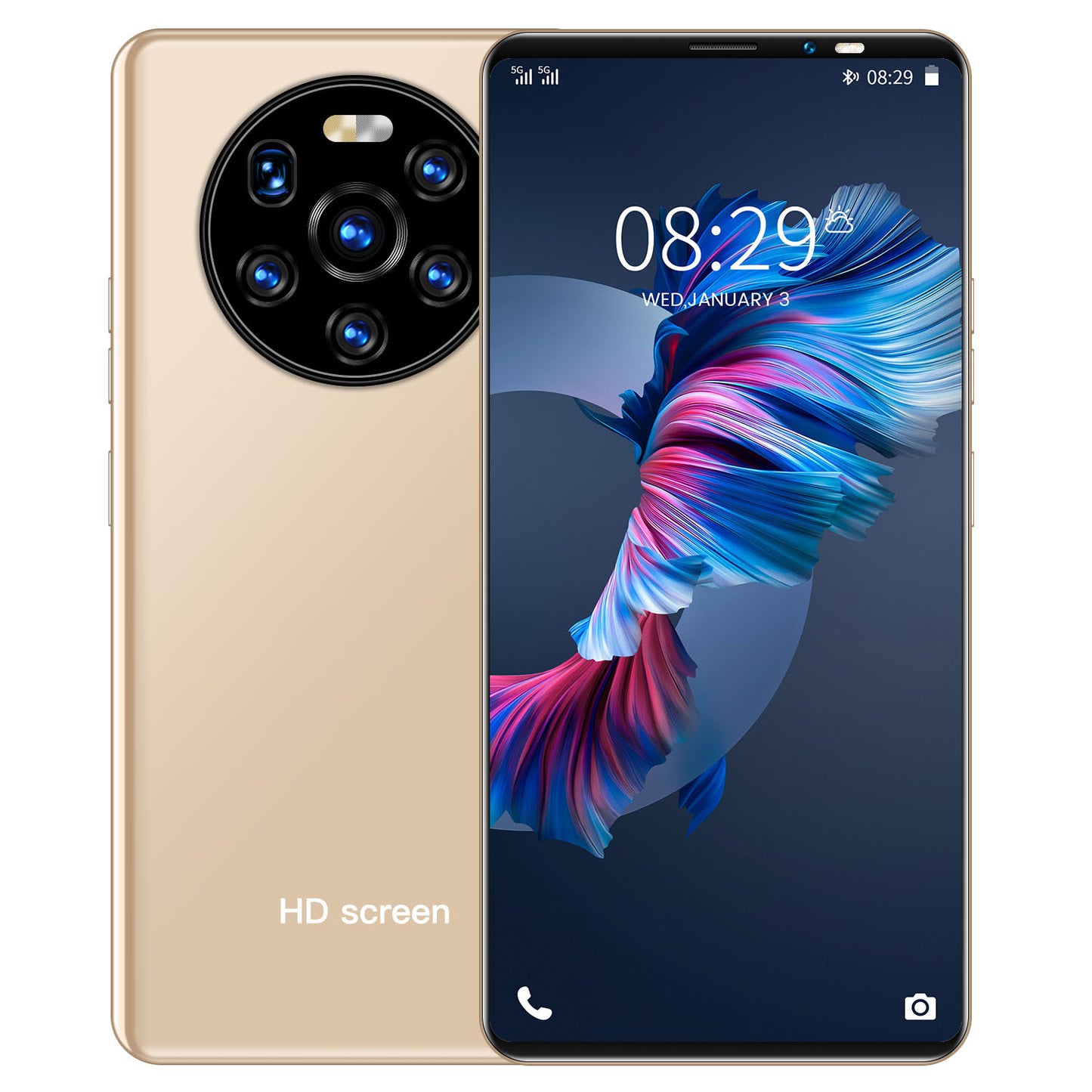 Mate50Pro 5.8 tuuman 5G Android Älypuhelin