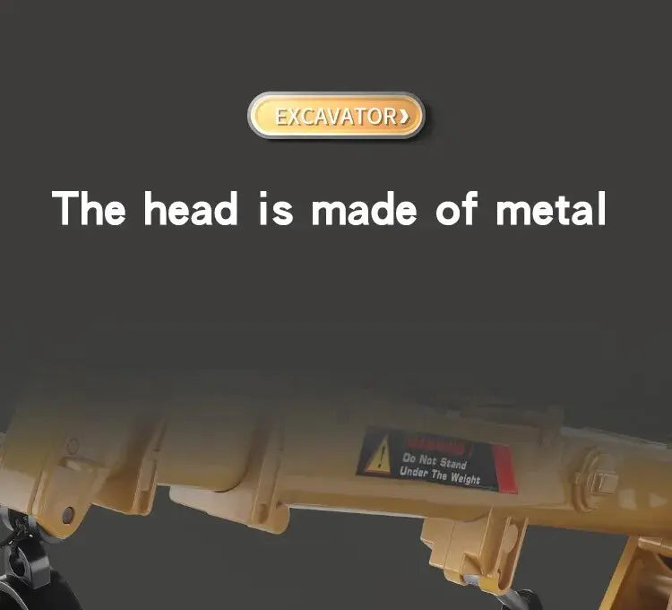 Suuri Nosturikranan Rakennusajoneuvomalli - Metallinen Diecast-Leikkiauto Äänillä ja Valoilla