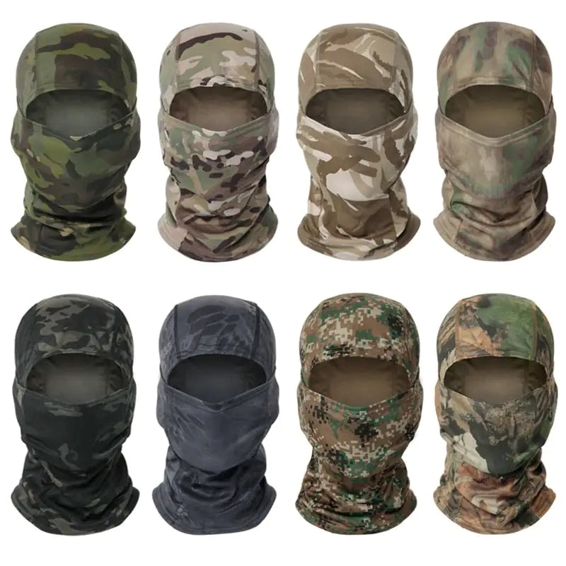 Tactical Camouflage Balaclava kokokasvonaamio