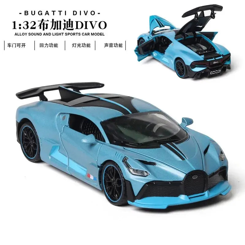 Uusi 1:32 Bugatti Veyron DIVO - Alloy Auto - Pienoismalli