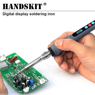 HANDSKIT digitaalinen LED-juottokolvisarja 90 W, 100-480°C – Ammattilaisten valinta tarkkuuteen ja tehokkuuteen