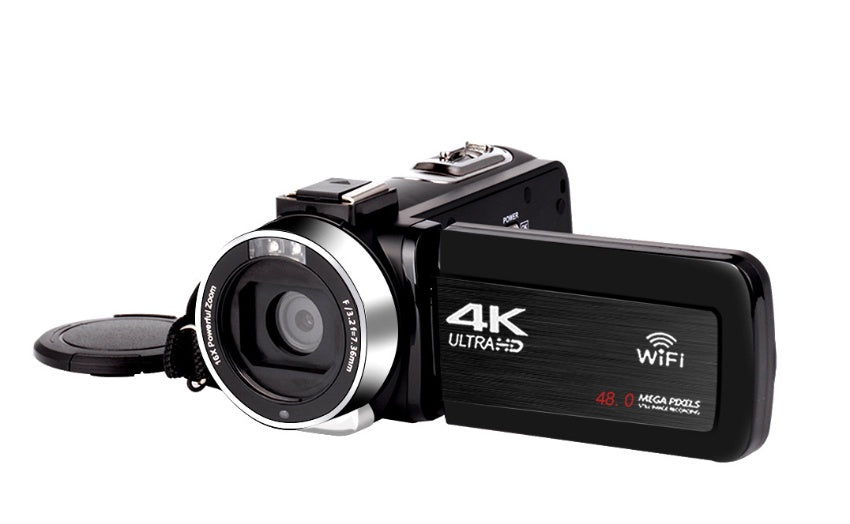 3.0 tuuman kosketusnäytöllinen 4K videokamera, digitaalinen kamera WiFi-kaukosäätimellä