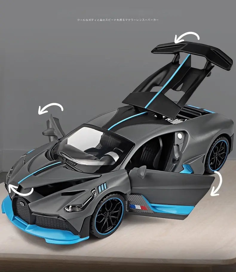Uusi 1:32 Bugatti Veyron DIVO - Alloy Auto - Pienoismalli