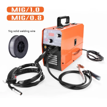 HANDSKIT MIG200 3-in-1 Hitsauskone MIG MMA TIG - AC220V 30-160A Tehokas ja Kannettava Hitsauskone 0.8/1.0mm Flux-cored