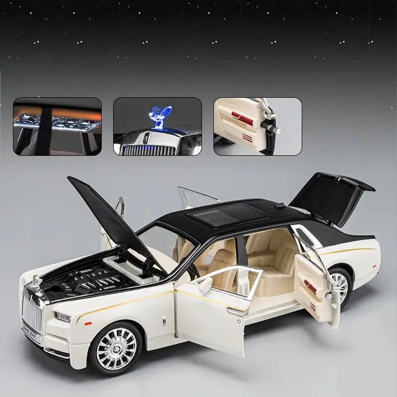 1:24 Rolls Royce Phantom Mansory Alloy Car Diecast & Leluajoneuvo
