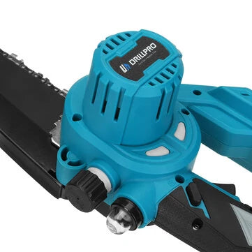 Drillpro 6-tuumainen tehokas hiiliharjaton moottorisaha akkujen kanssa