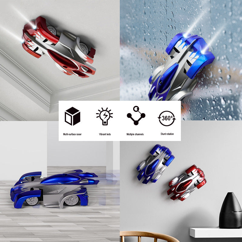 Seinäkiipeävä RC-auto – Kaukosäädettävä kisailuauto lapsille