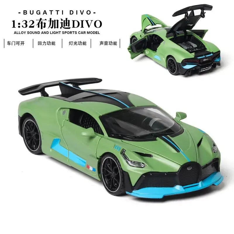 Uusi 1:32 Bugatti Veyron DIVO - Alloy Auto - Pienoismalli