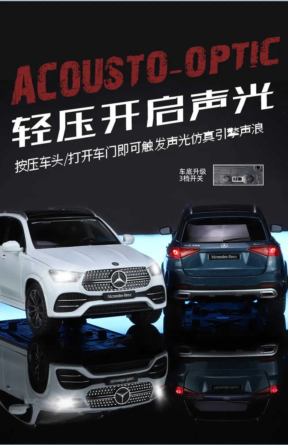 1:24 Benz GLE350 GLE SUV Seosauto - Diecast ja Lelukulkuneuvo