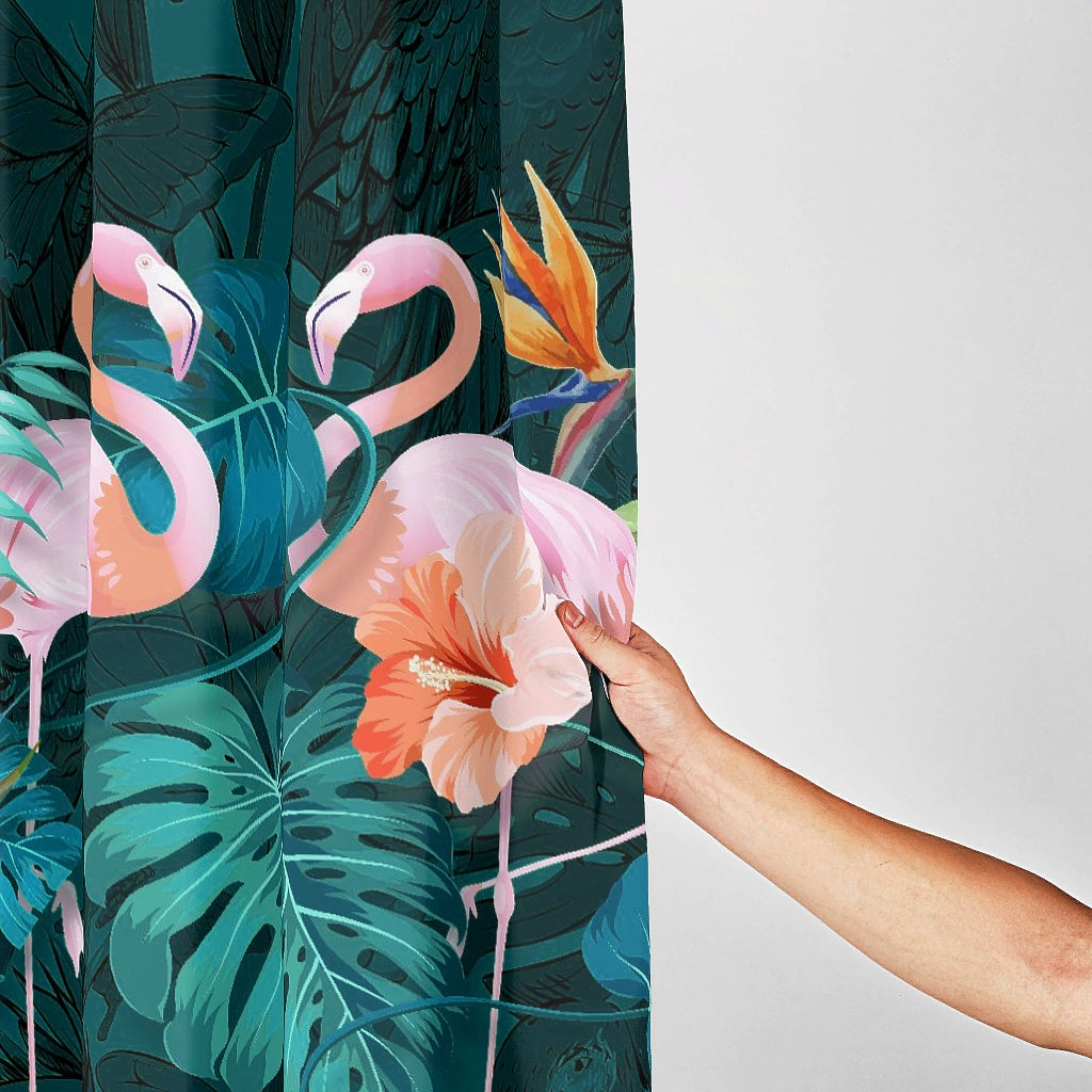 Suihkuverho flamingo