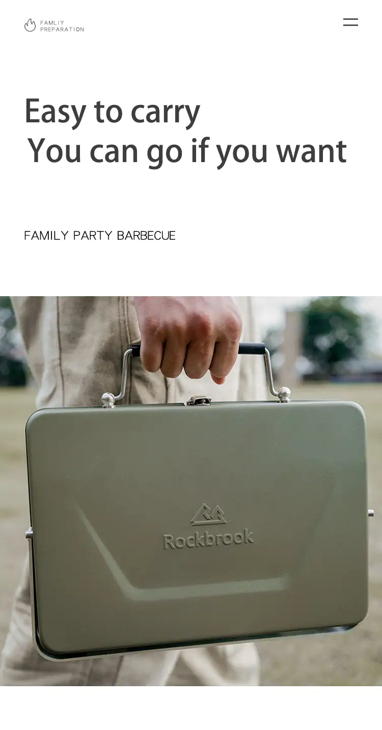 Handbag Design New BBQ Grill – Kätevä ja Kokoontaitettava Grilli