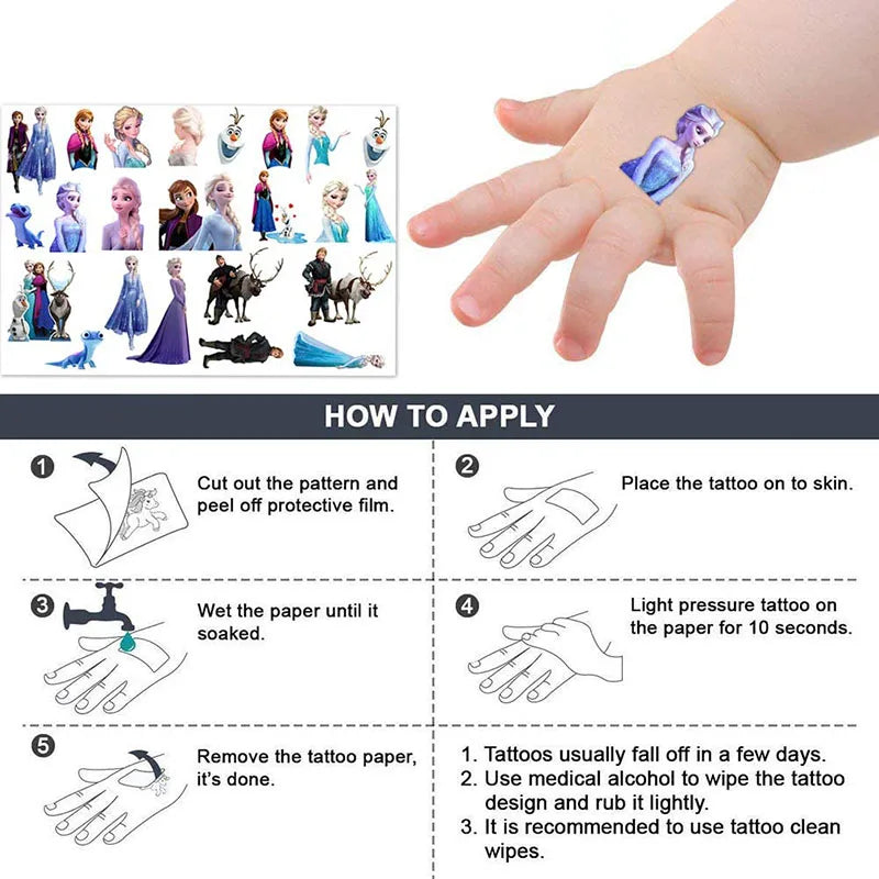 Disney Princess Frozen Tatuointitarrat