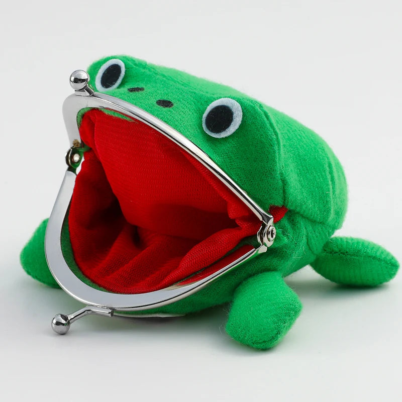 Anime Frog Wallet - Söpö ja Käytännöllinen Pikkulaukku